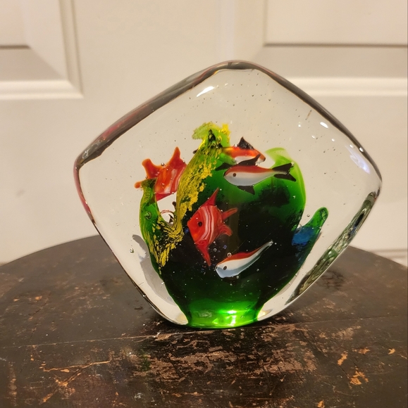 Other - Vintage Beautiful Murano Glass Aquarium 5"